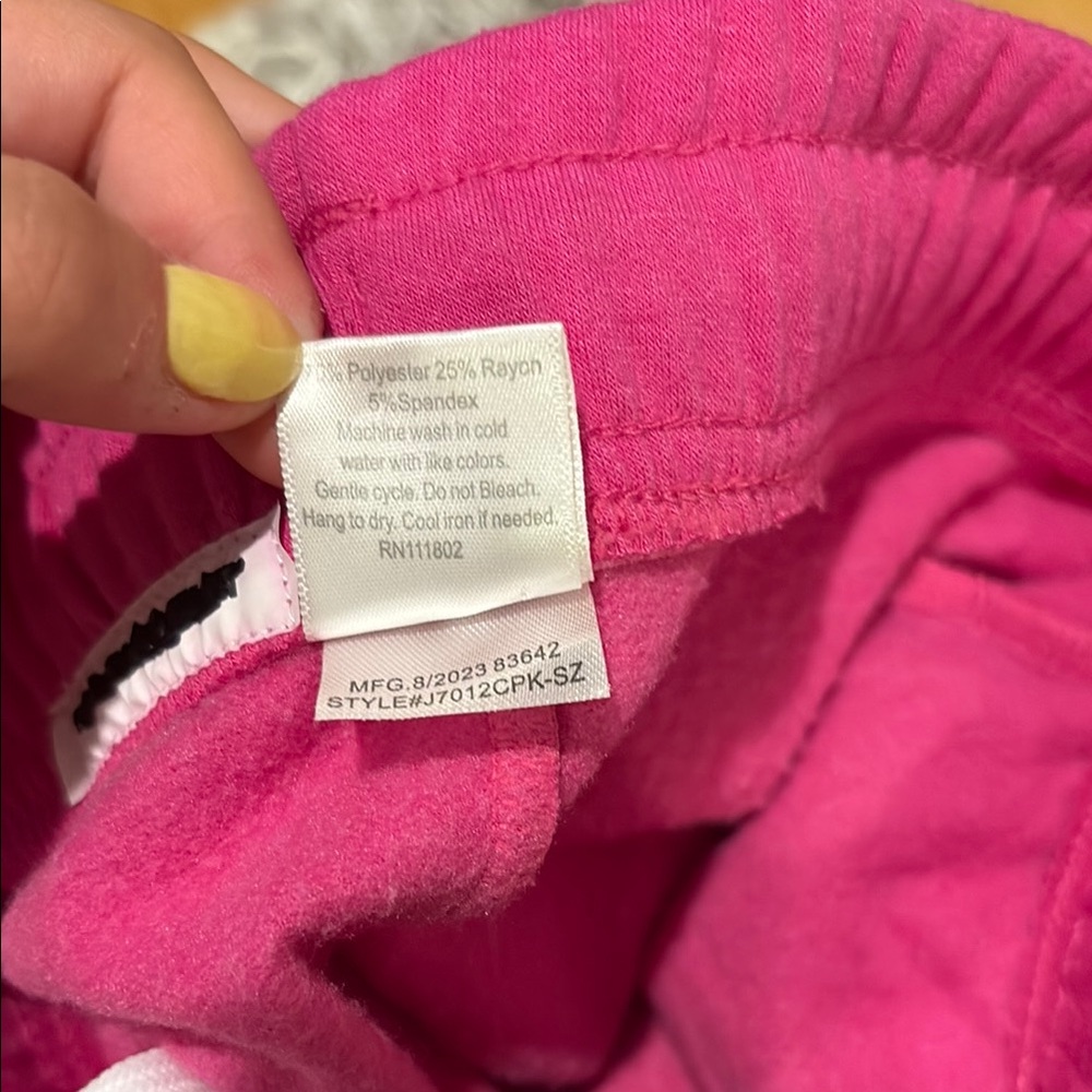 Suzette Girls Pink Sweatpants Size 12/14 - Picture 2 of 4